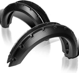 Spec-D Tuning 4PC Front + Rear Smooth Paintable Pocket Rivet Style Fender Flares Compatible with 2004-2008 Ford F150 Styleside
